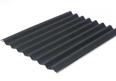 ONDULINE Malá vlnitá asfaltová střešní deska EASYLINE INTENSE 100/76cm - černá